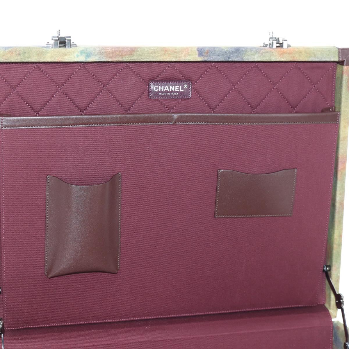 CHANEL Embroidery Graffiti 2015 On The Pavement Attache Case 2way Auth yk20849SM
