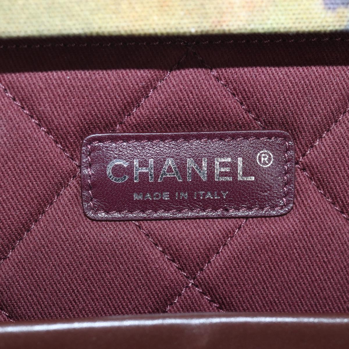 CHANEL Embroidery Graffiti 2015 On The Pavement Attache Case 2way Auth yk20849SM