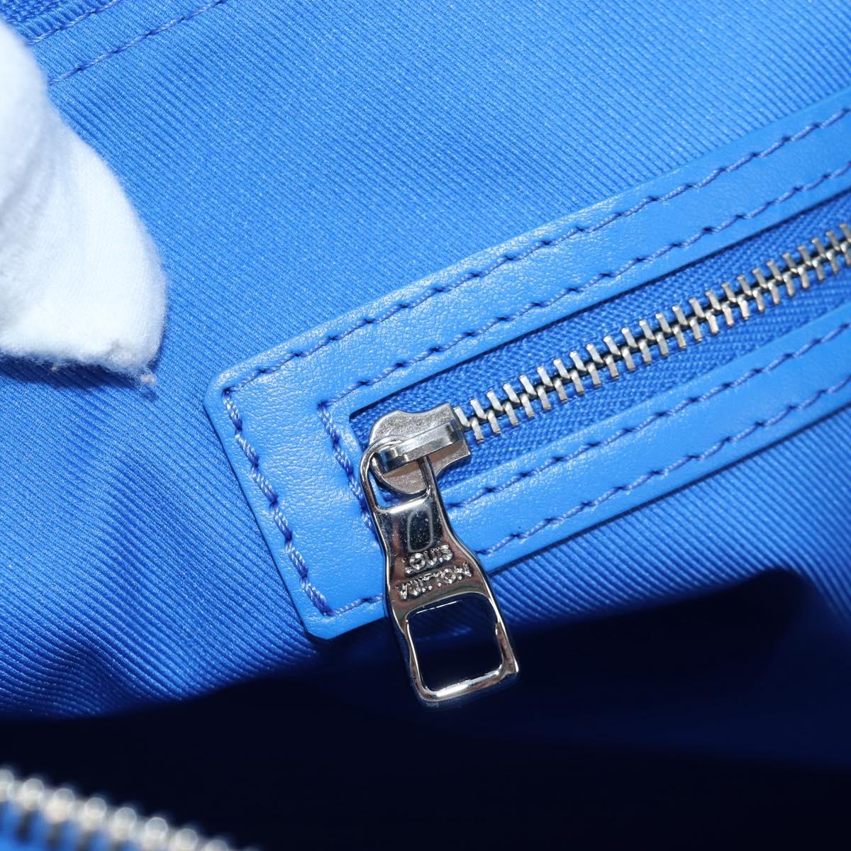 LOUIS VUITTON Monogram Crows Keepall Bandouliere 50 Blue M45428 Auth yk20850SAM