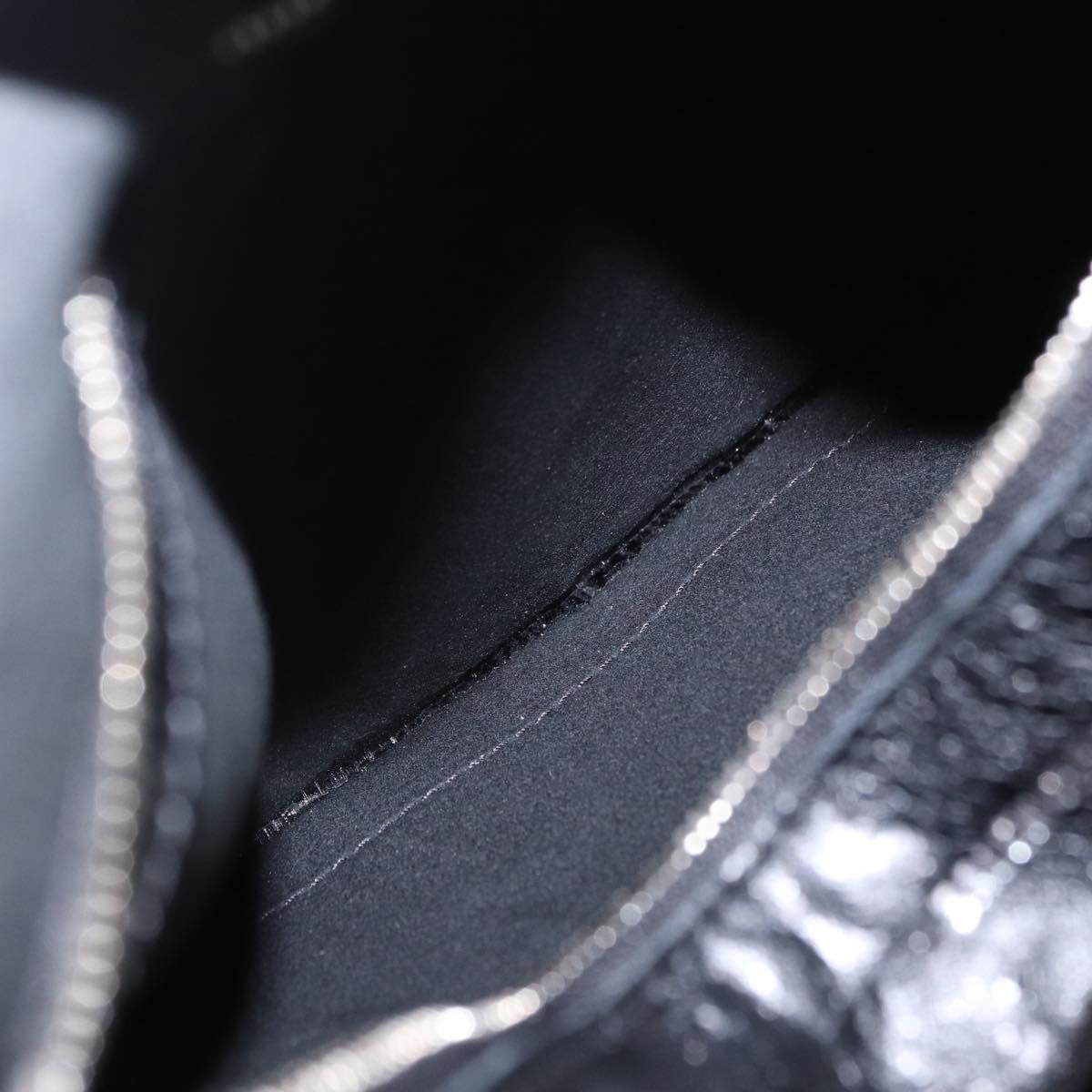 BALENCIAGA Lucagol Shopper Hand Bag Leather Black Silver 780976 Auth yk20857SAM
