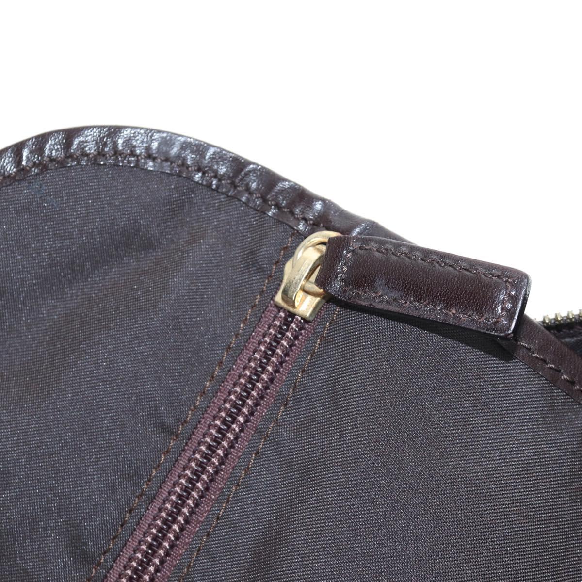 FENDI Zucchino Canvas Boston Bag Coated Canvas 2way Beige Gold Auth yk20862V