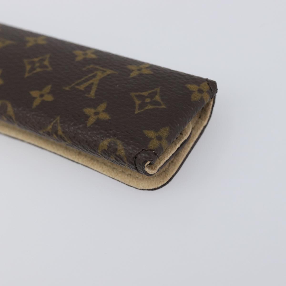 LOUIS VUITTON Monogram Jewelry Case Jewelry Box LV Auth yk20868