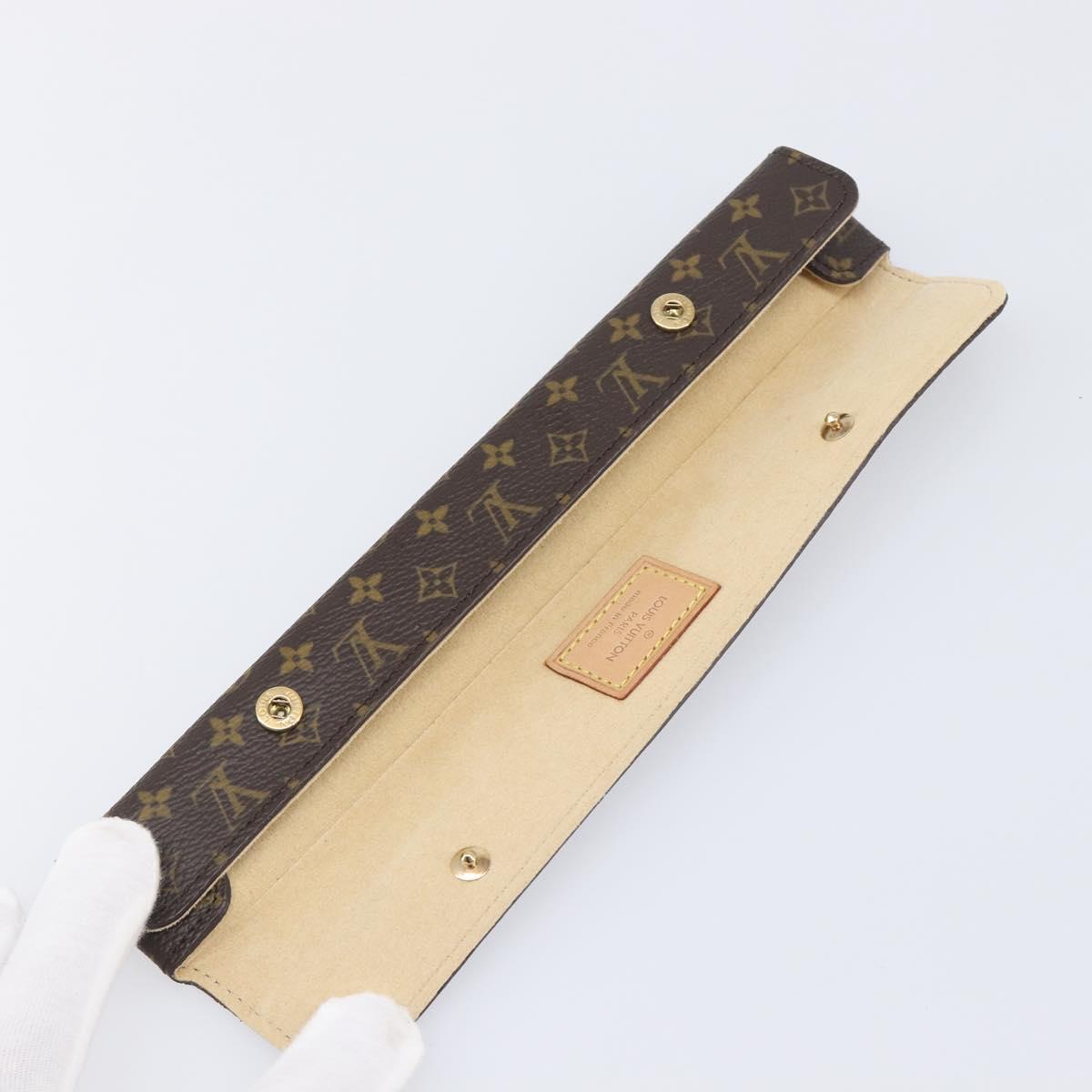 LOUIS VUITTON Monogram Jewelry Case Jewelry Box LV Auth yk20868