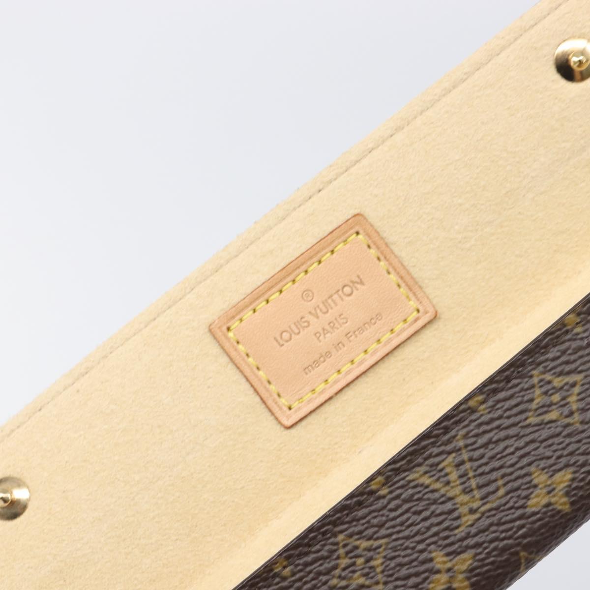 LOUIS VUITTON Monogram Jewelry Case Jewelry Box LV Auth yk20868