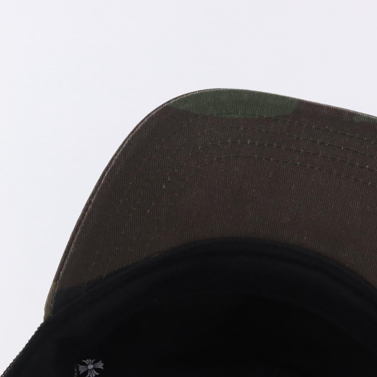 Chrome Hearts Camouflage Cap Cotton Khaki Auth yk20876M