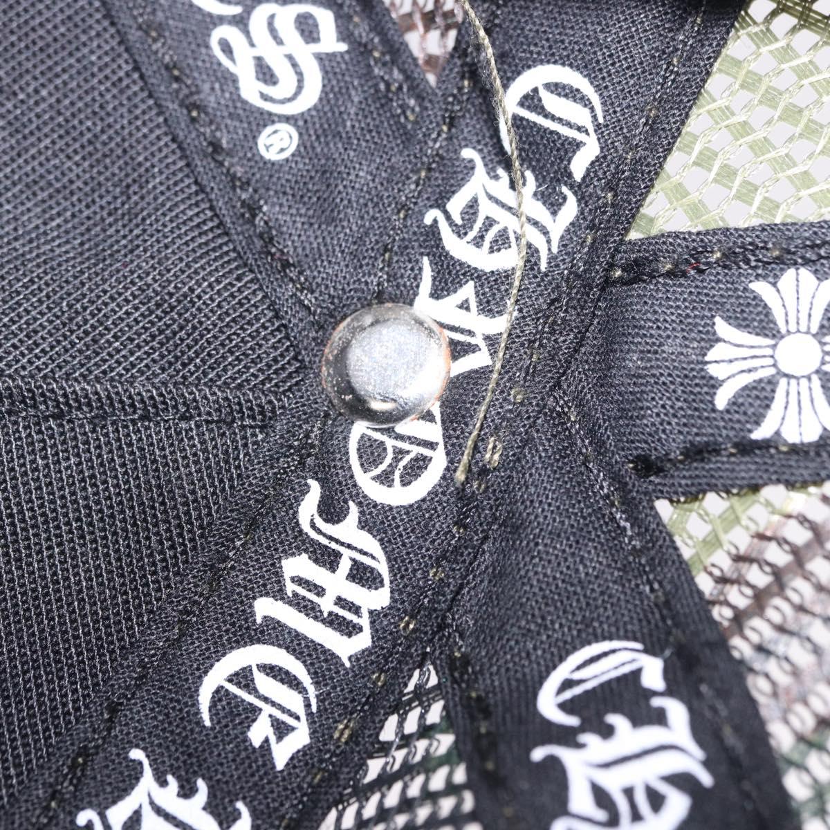 Chrome Hearts Camouflage Cap Cotton Khaki Auth yk20876M
