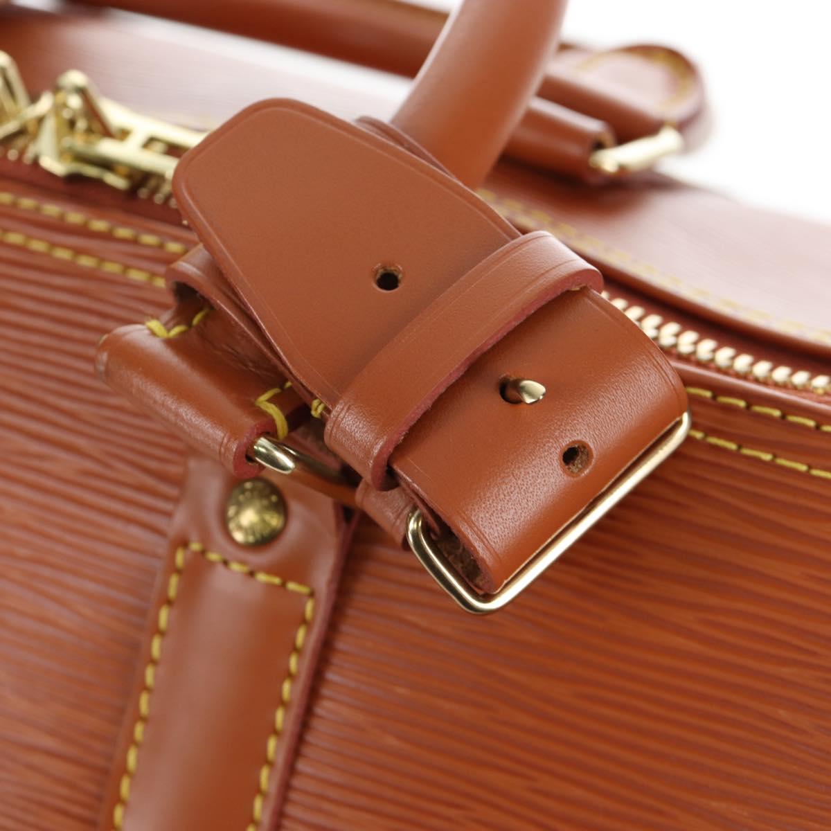 LOUIS VUITTON Epi Keepall 45 Boston Bag Brown M42978 LV Auth yk20878SAV
