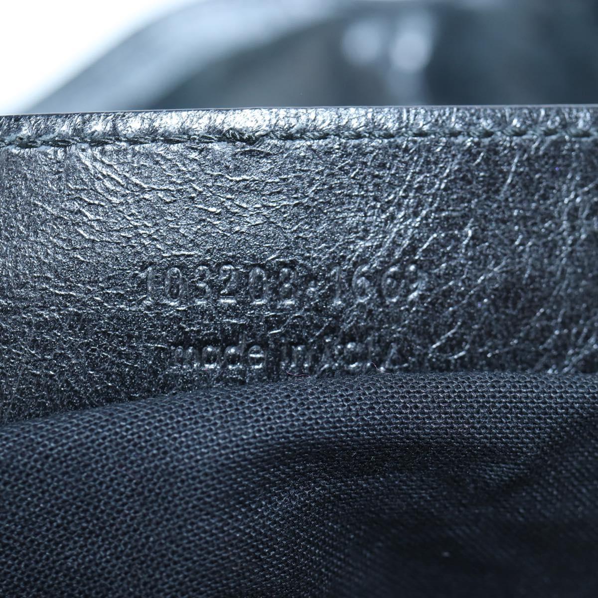 BALENCIAGA The First Hand Bag Leather 2way Black 103208 Auth yk20881M