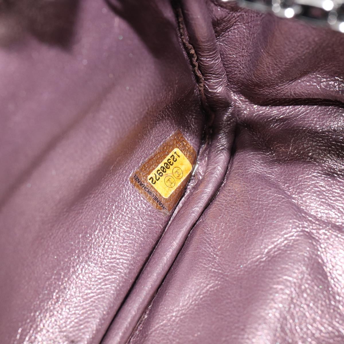 CHANEL 2.55 Matelasse Chain Shoulder Bag Leather Pink Silver CC Auth yk20882V