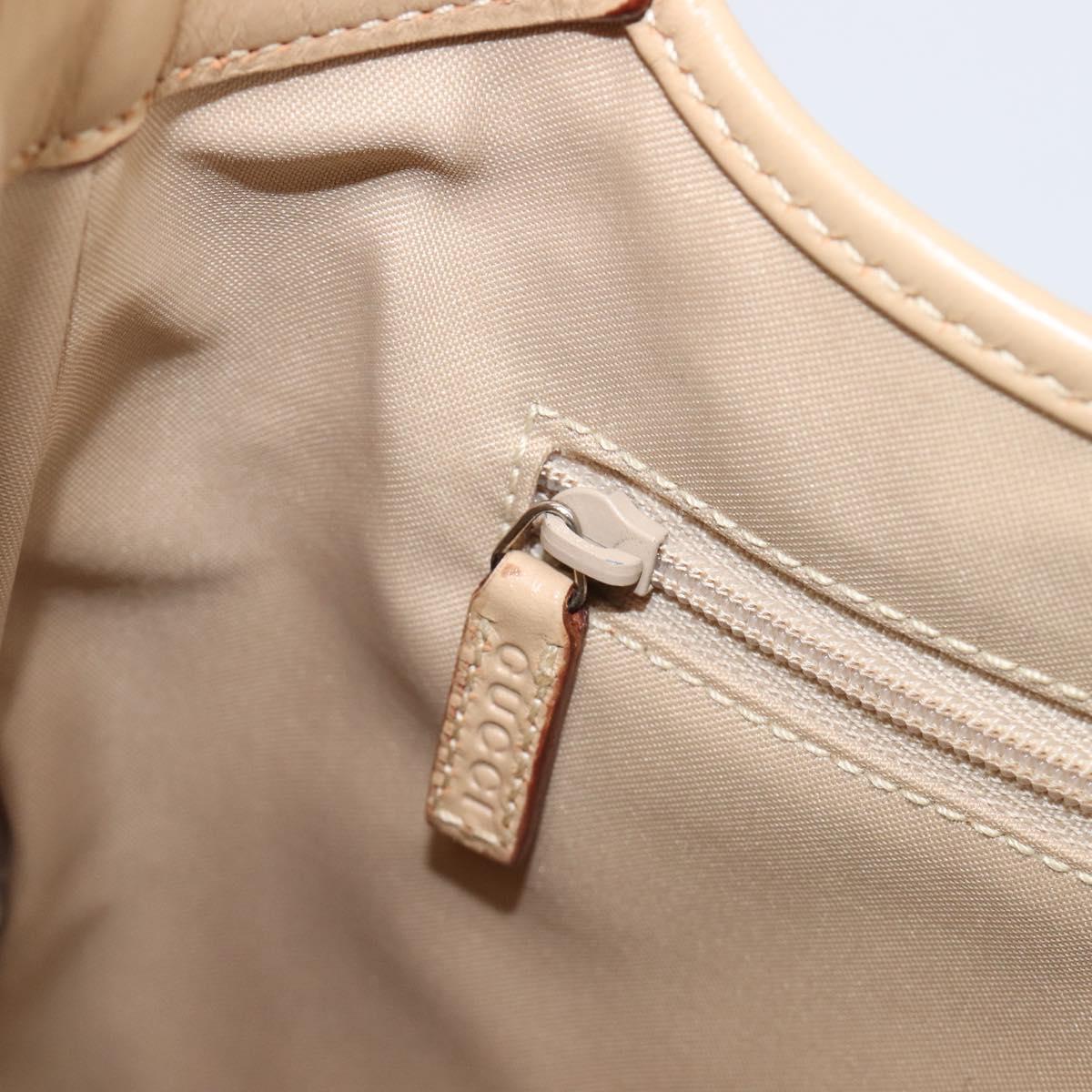 GUCCI GG Canvas Jackie Hand Bag Pink Gold 001 3306 Auth yk20886V