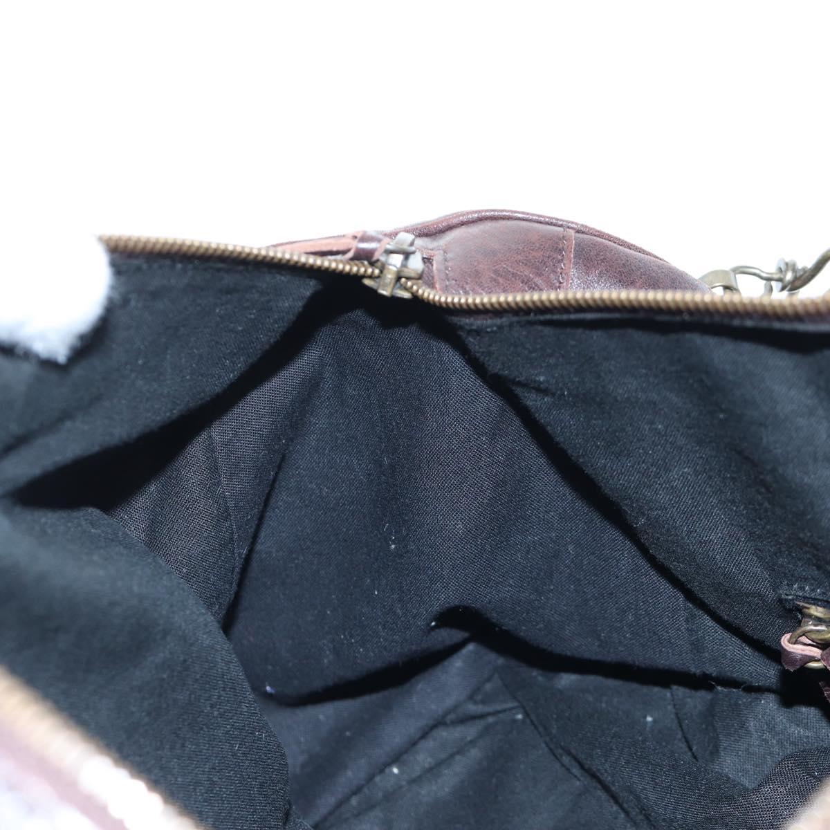 BALENCIAGA The Twiggy Hand Bag Leather 2way Brown 128523 Auth yk20892M