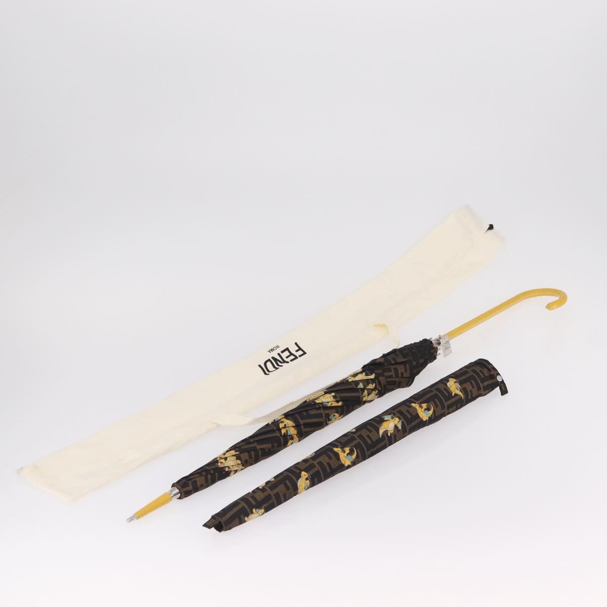 FENDI Zucca Canvas Pokemon Collaboration Dragonite Umbrella Auth yk20929SAM