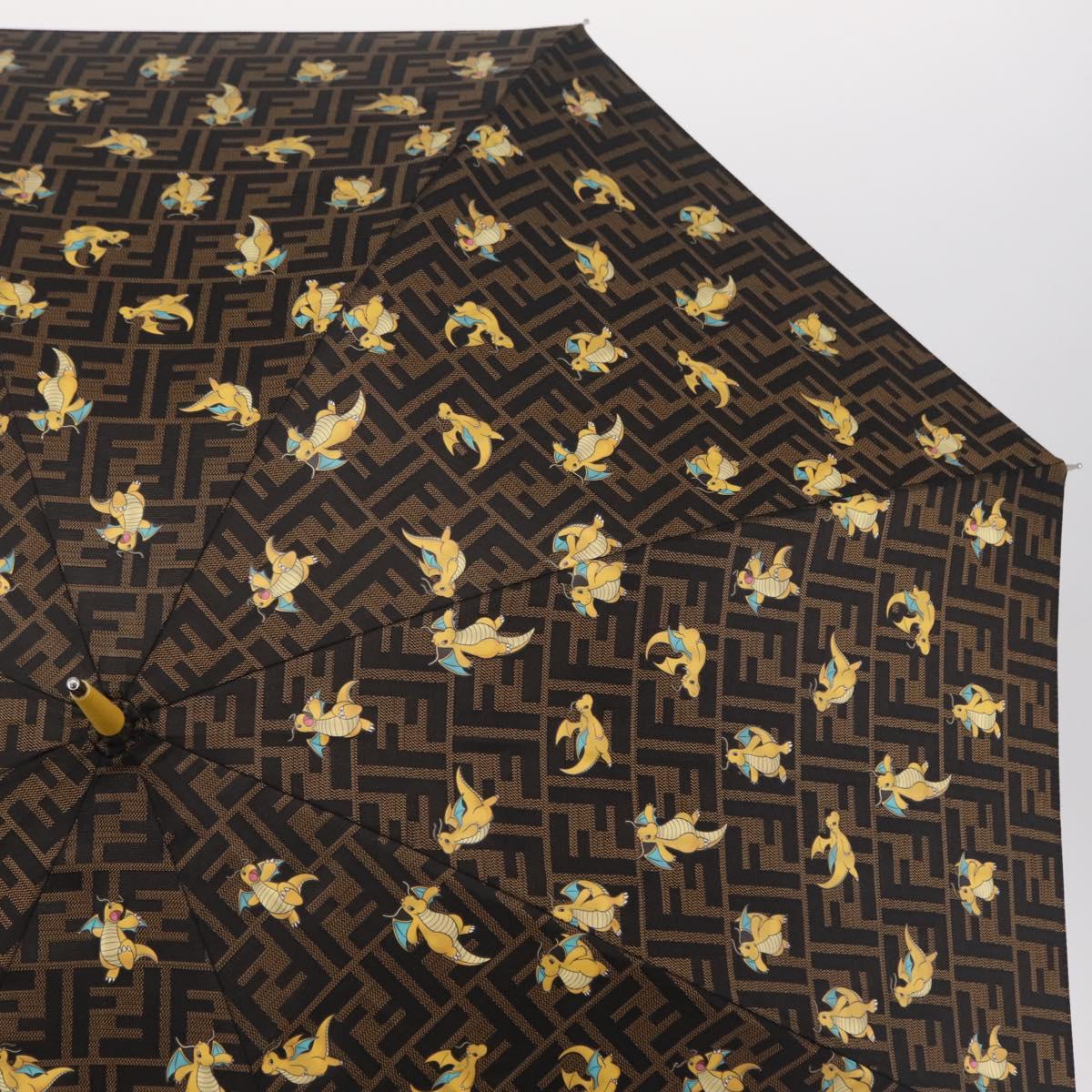 FENDI Zucca Canvas Pokemon Collaboration Dragonite Umbrella Auth yk20929SAM