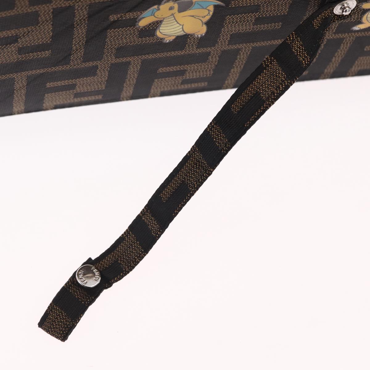 FENDI Zucca Canvas Pokemon Collaboration Dragonite Umbrella Auth yk20929SAM