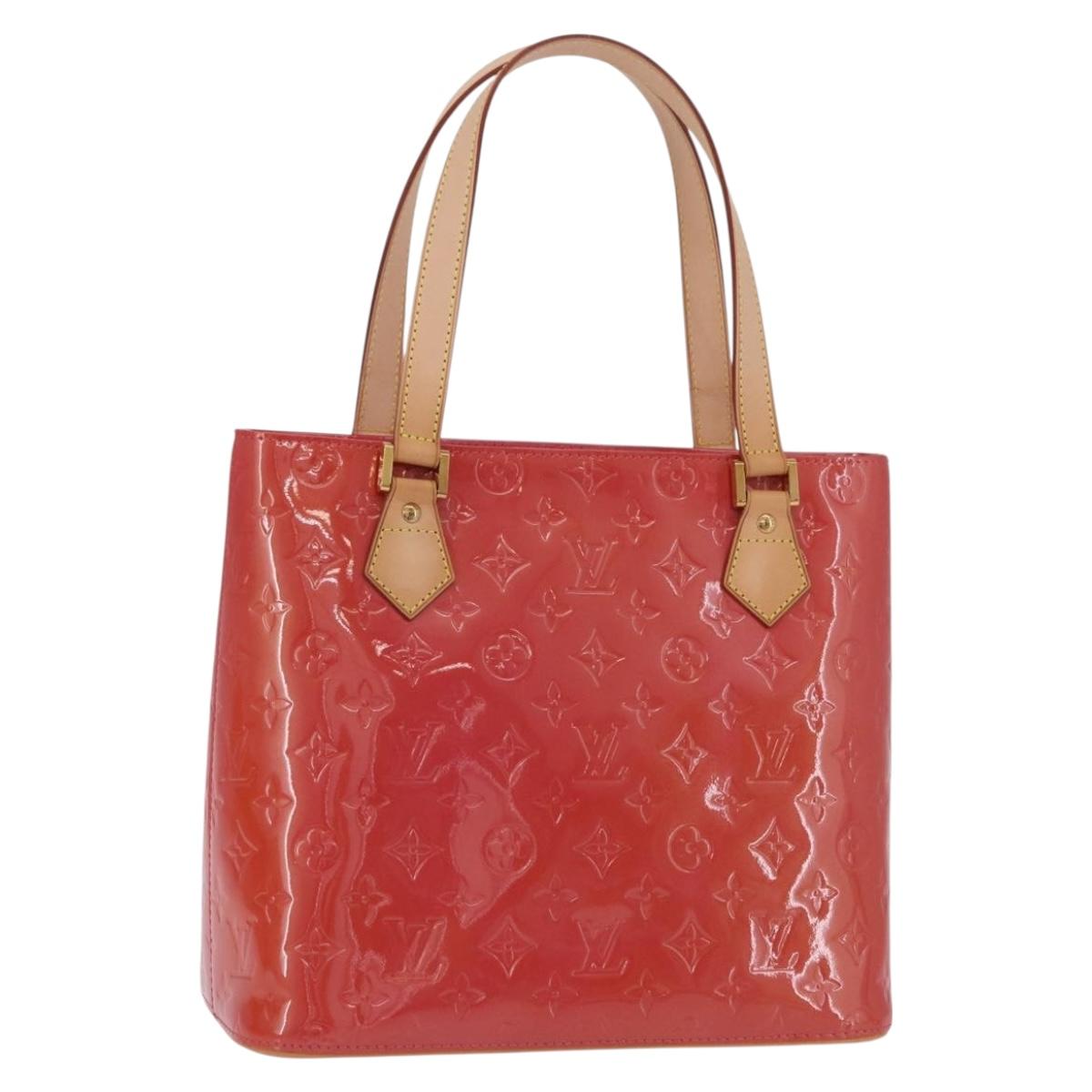 LOUIS VUITTON Monogram Vernis Houston Bag Fran Boise M9135F LV Auth yk20933SAM
