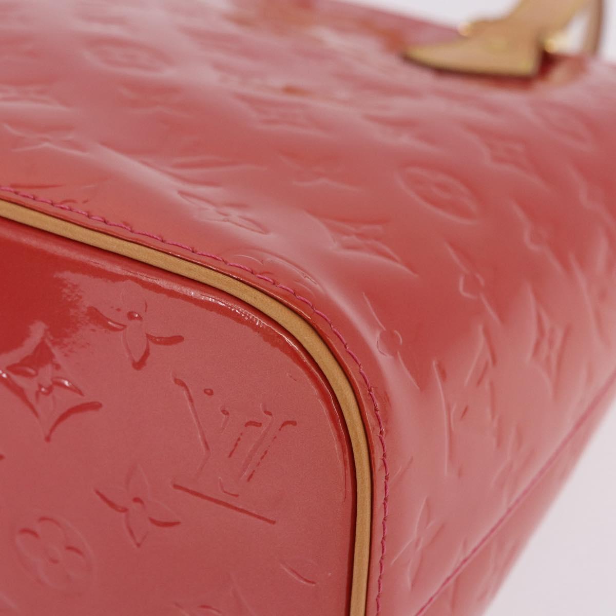 LOUIS VUITTON Monogram Vernis Houston Bag Fran Boise M9135F LV Auth yk20933SAM