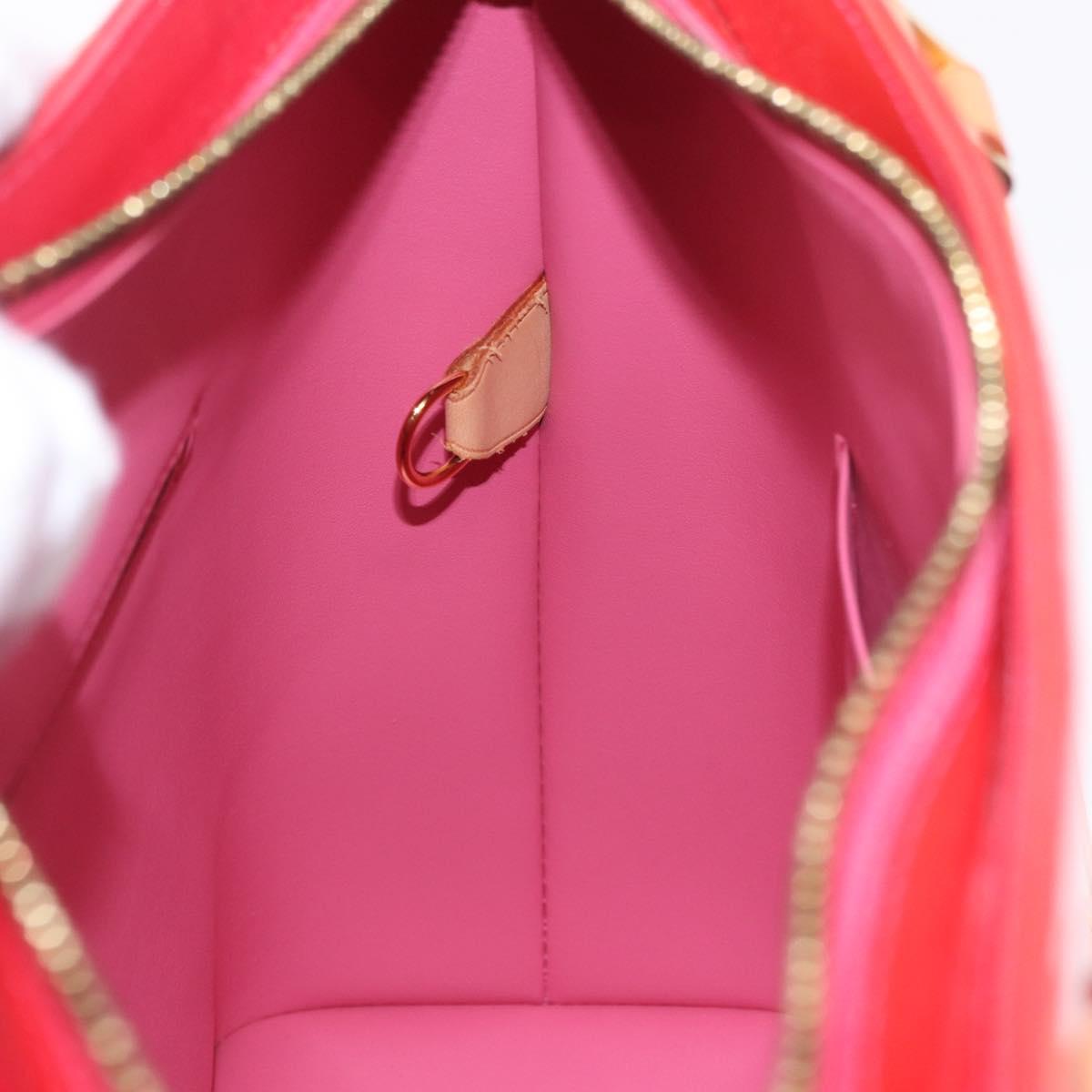 LOUIS VUITTON Monogram Vernis Houston Bag Fran Boise M9135F LV Auth yk20933SAM