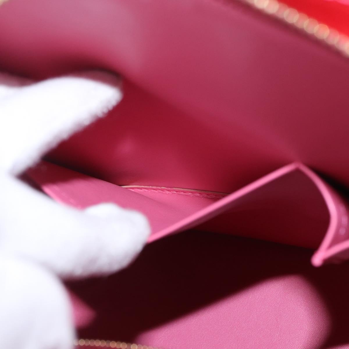 LOUIS VUITTON Monogram Vernis Houston Bag Fran Boise M9135F LV Auth yk20933SAM