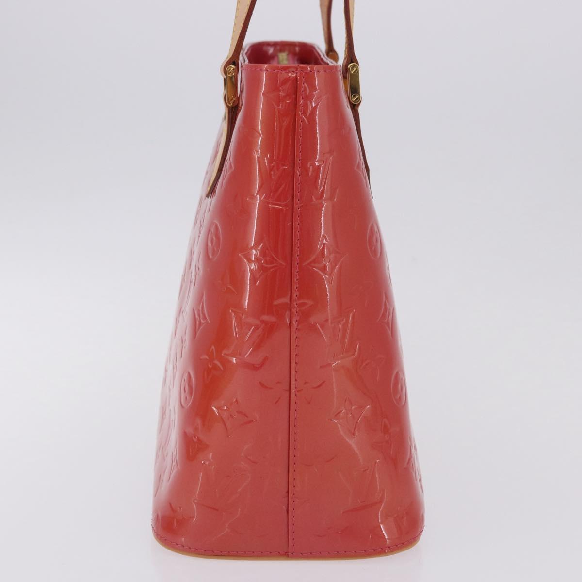 LOUIS VUITTON Monogram Vernis Houston Bag Fran Boise M9135F LV Auth yk20933SAM