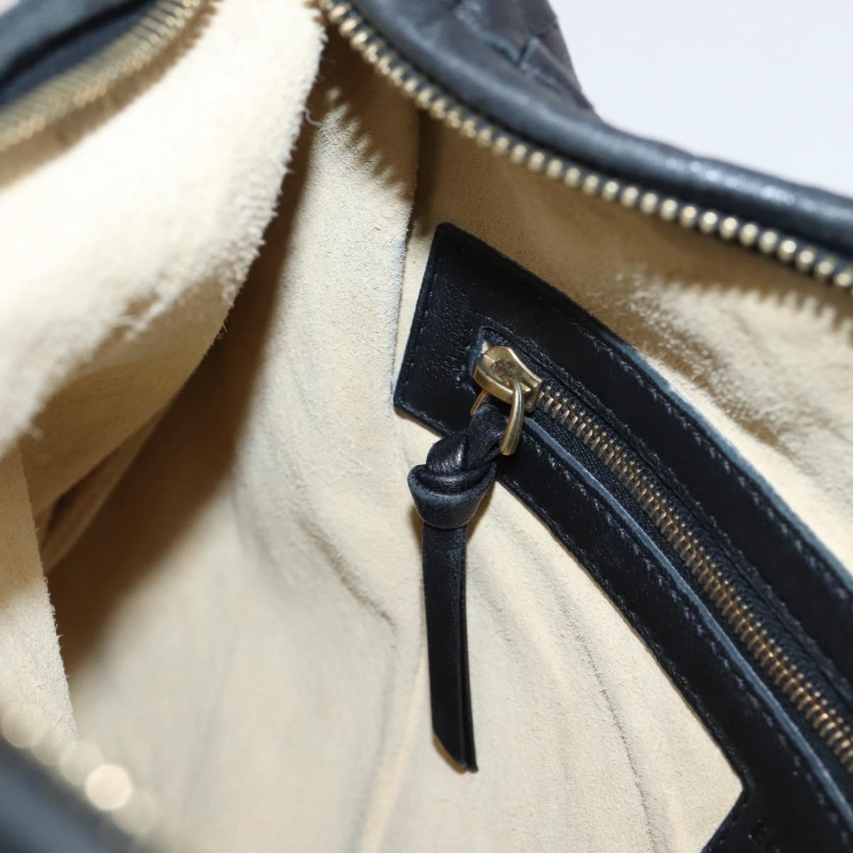 BOTTEGA VENETA INTRECCIATO Hobo Shoulder Bag Leather 115653 Auth yk20954SAV