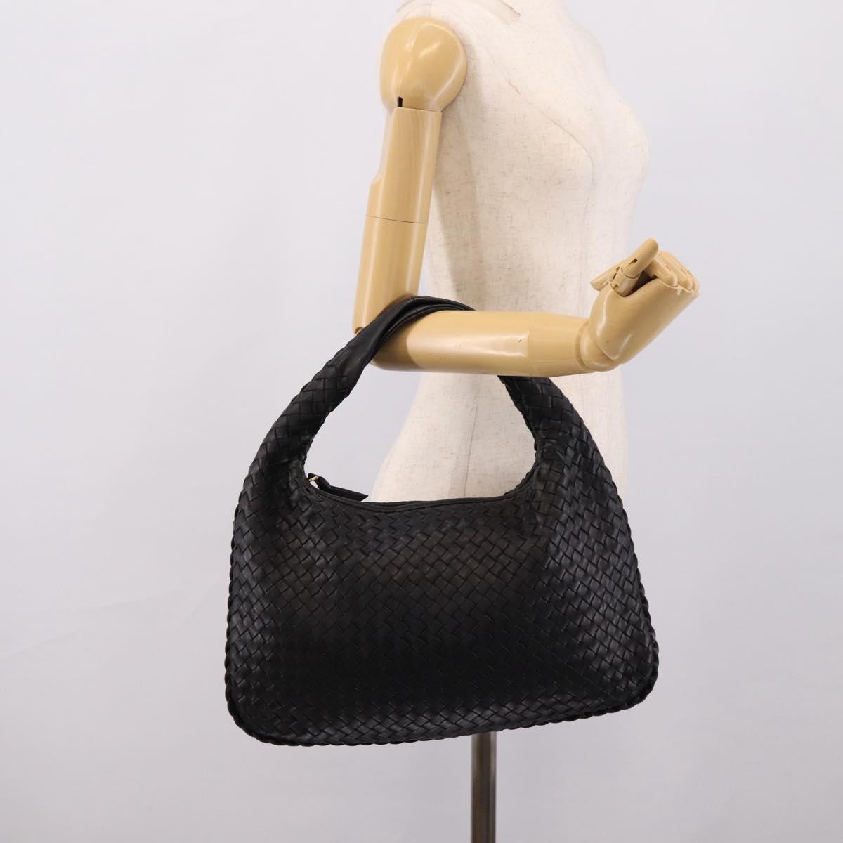 BOTTEGA VENETA INTRECCIATO Hobo Shoulder Bag Leather 115653 Auth yk20954SAV