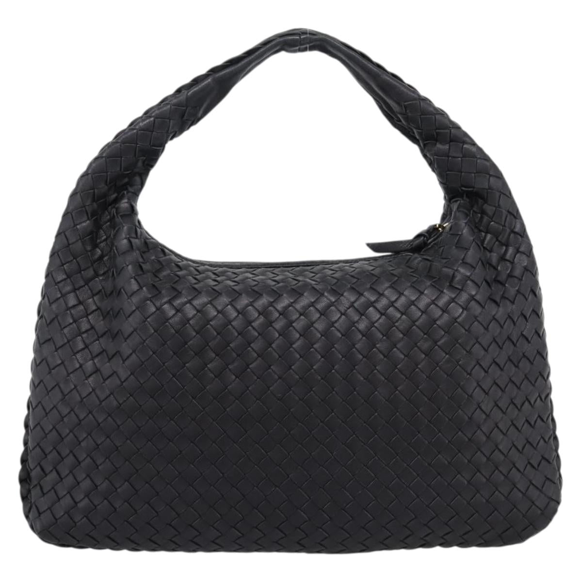 BOTTEGA VENETA INTRECCIATO Hobo Shoulder Bag Leather 115653 Auth yk20954SAV