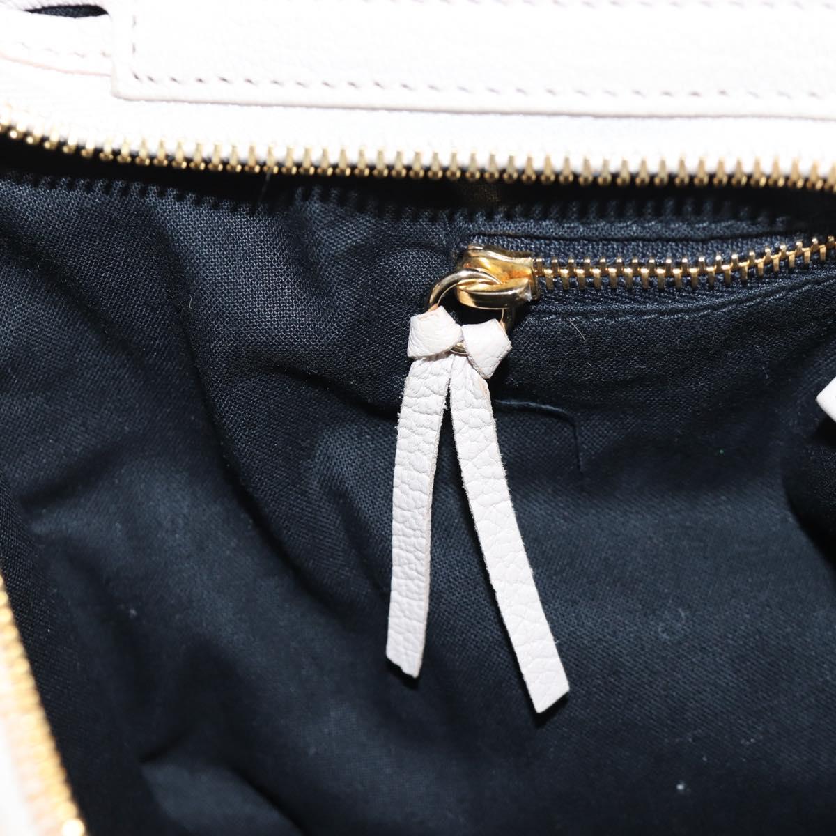 BALENCIAGA Metallic Edge City Hand Bag Leather 2way Beige 390154 Auth yk20959SAM