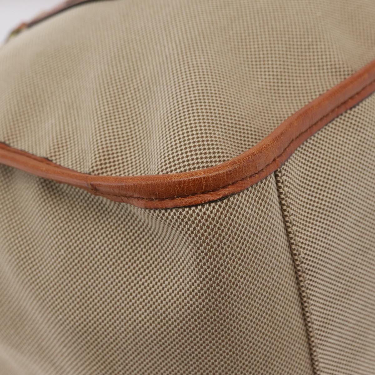 Chloe Harley Hand Bag Canvas Leather Beige Gold Auth yk21014V