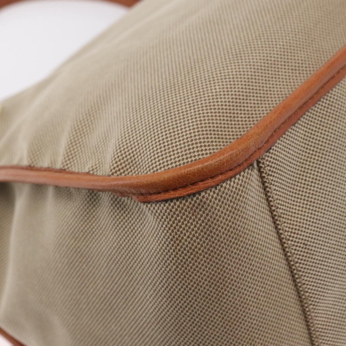 Chloe Harley Hand Bag Canvas Leather Beige Gold Auth yk21014V