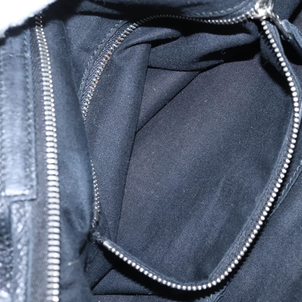 Balenciaga The Giant Town Hand Bag Leather 2way Black 240578 Auth yk21030M