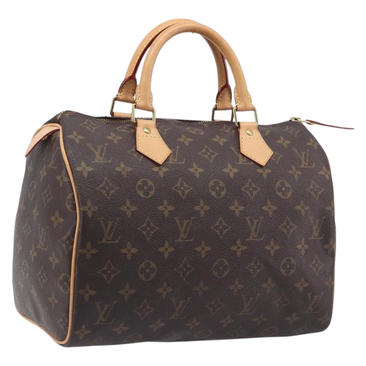 LOUIS VUITTON Monogram Speedy 30 Hand Bag M41526 LV Auth yk21037V