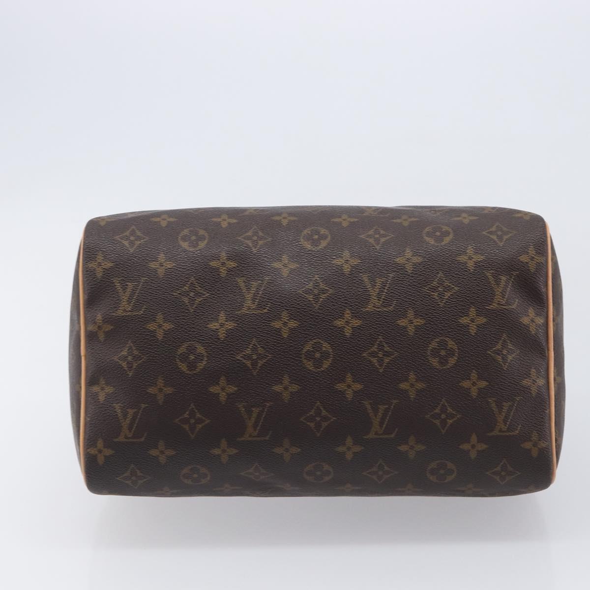 LOUIS VUITTON Monogram Speedy 30 Hand Bag M41526 LV Auth yk21037V