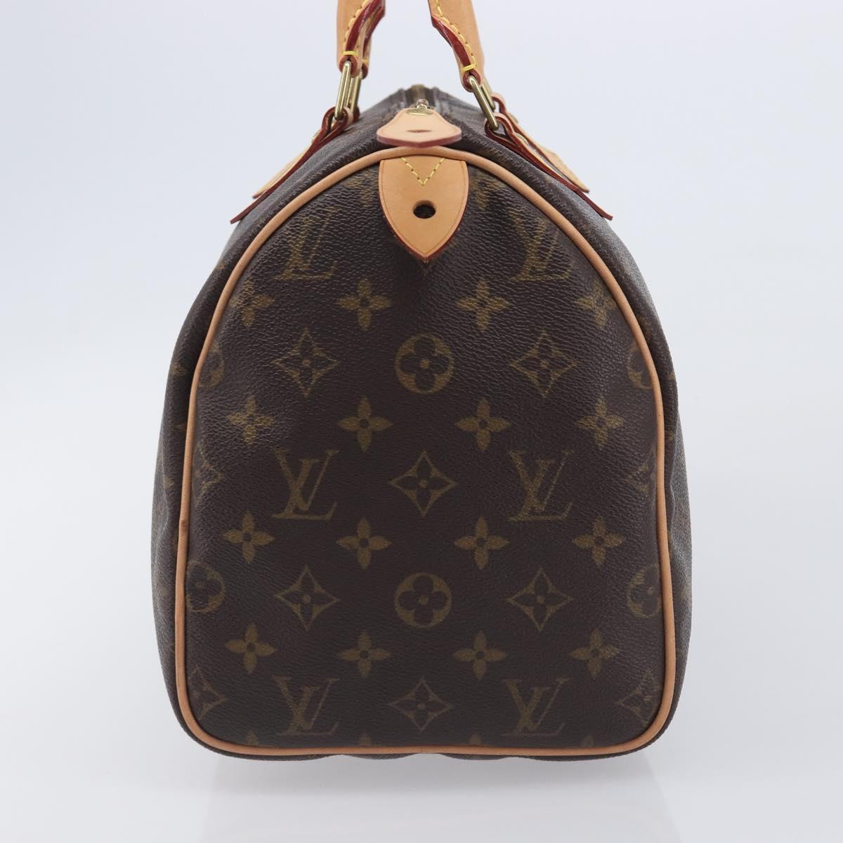 LOUIS VUITTON Monogram Speedy 30 Hand Bag M41526 LV Auth yk21037V
