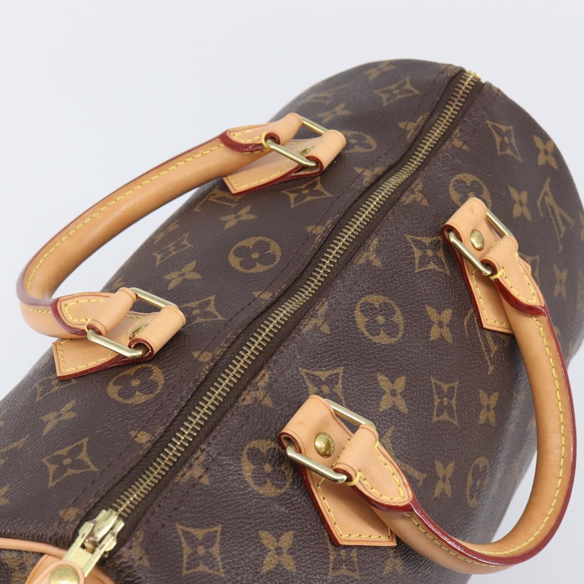 LOUIS VUITTON Monogram Speedy 30 Hand Bag M41526 LV Auth yk21037V