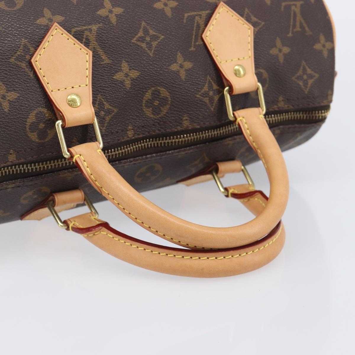 LOUIS VUITTON Monogram Speedy 30 Hand Bag M41526 LV Auth yk21037V