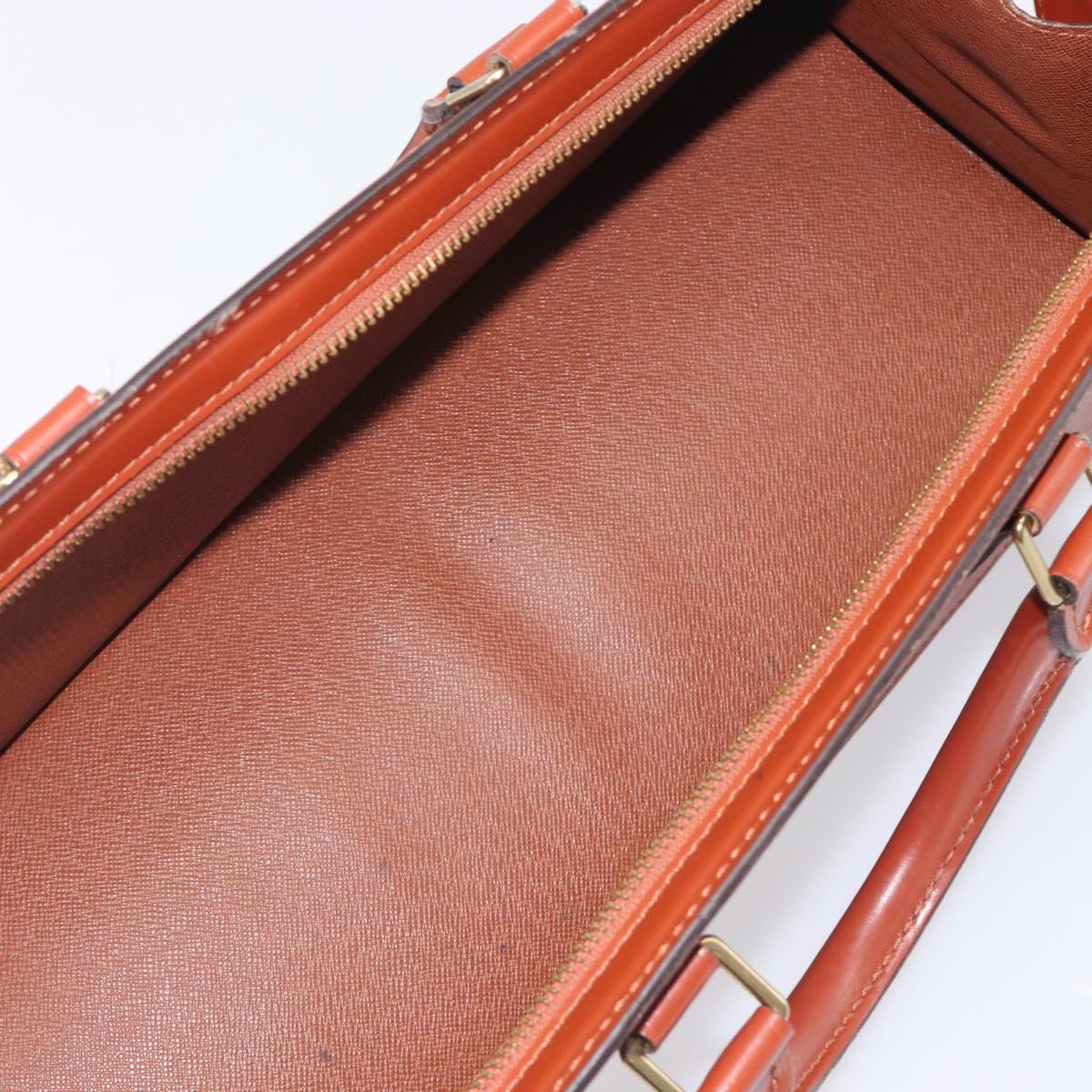 LOUIS VUITTON Epi Sac Triangle Hand Bag Brown M52093 LV Auth yk21038