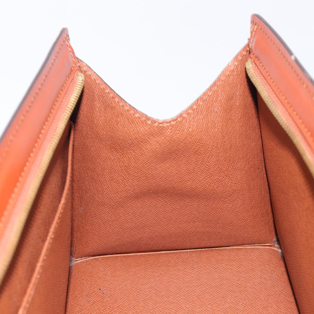 LOUIS VUITTON Epi Sac Triangle Hand Bag Brown M52093 LV Auth yk21038