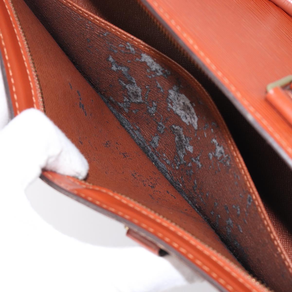 LOUIS VUITTON Epi Sac Triangle Hand Bag Brown M52093 LV Auth yk21038