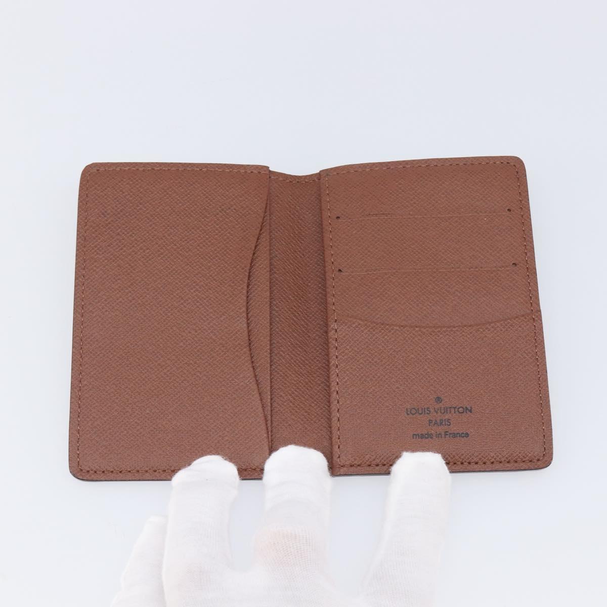 LOUIS VUITTON Monogram Organizer De Poch Card Case M61732 LV Auth yk21041M