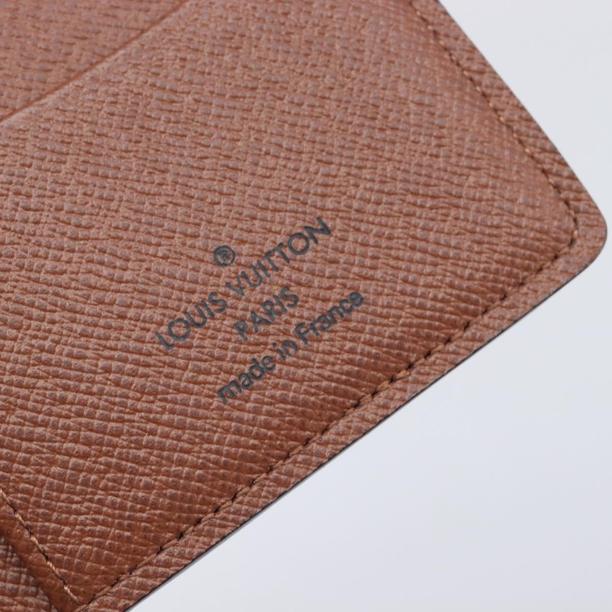 LOUIS VUITTON Monogram Organizer De Poch Card Case M61732 LV Auth yk21041M