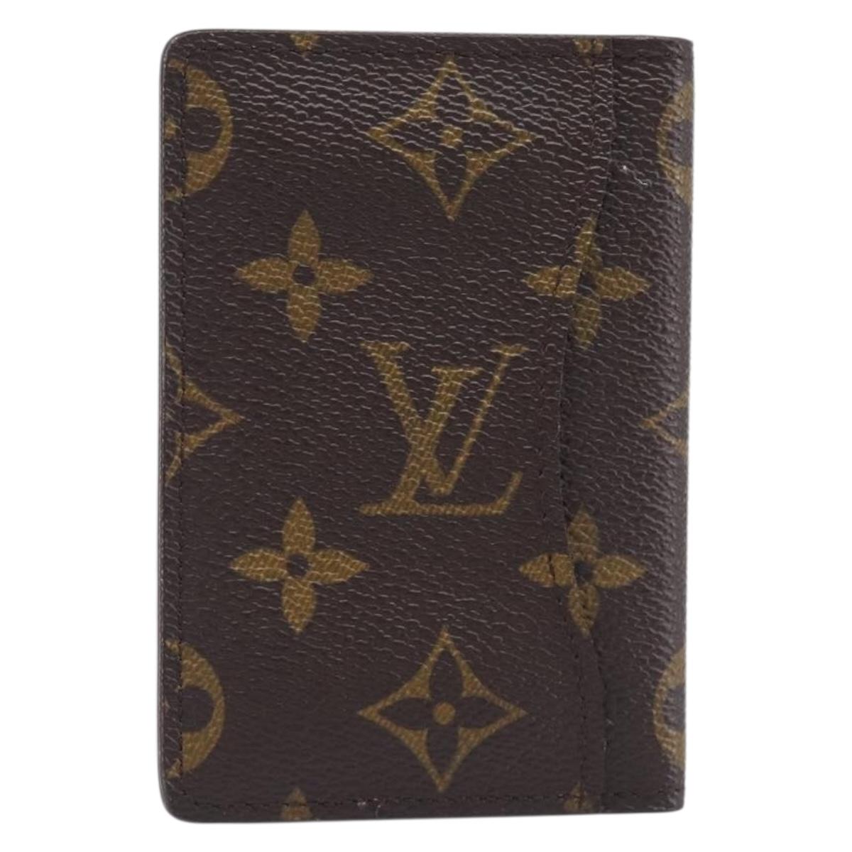 LOUIS VUITTON Monogram Organizer De Poch Card Case M61732 LV Auth yk21041M