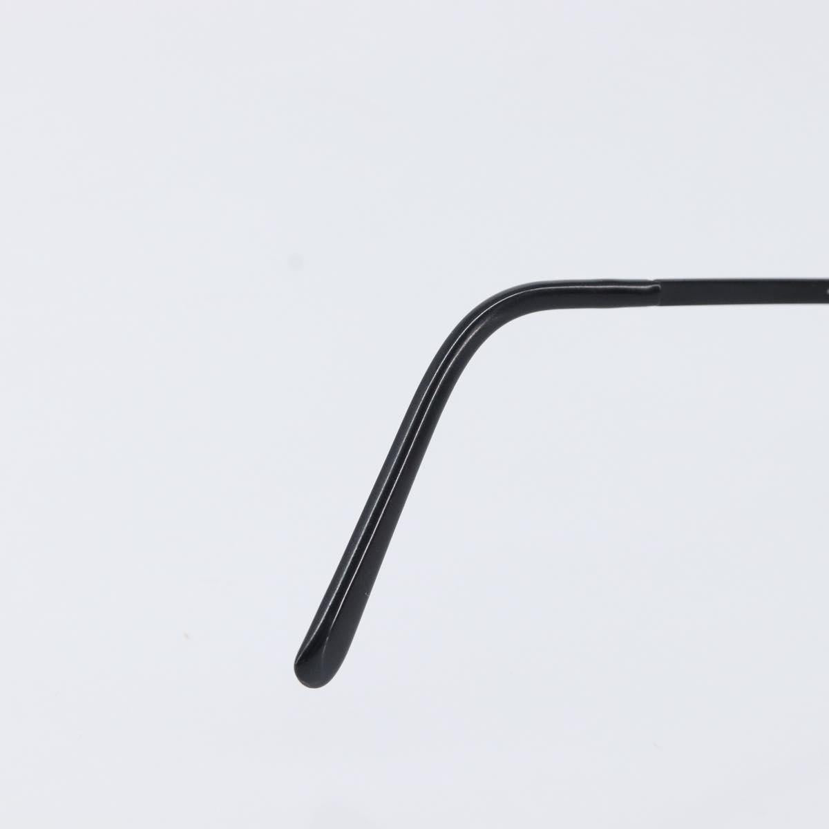 CHANEL Sunglasses Metal Black CC Auth yk21042M