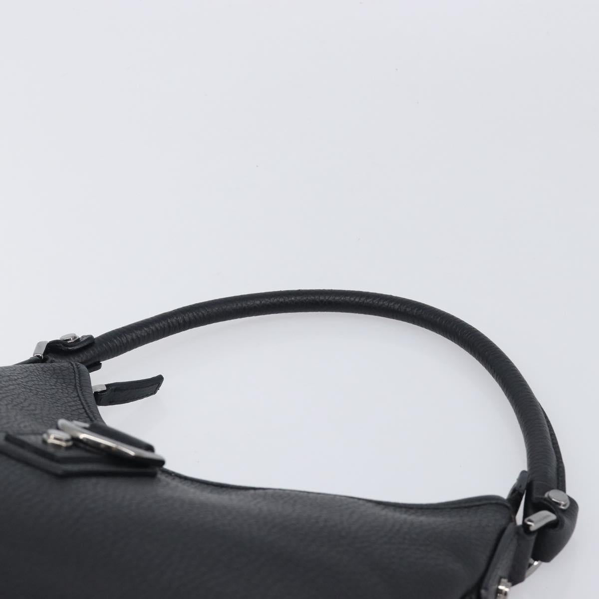 GUCCI Hand Bag Leather Black Silver 268637 Auth yk21045SAV