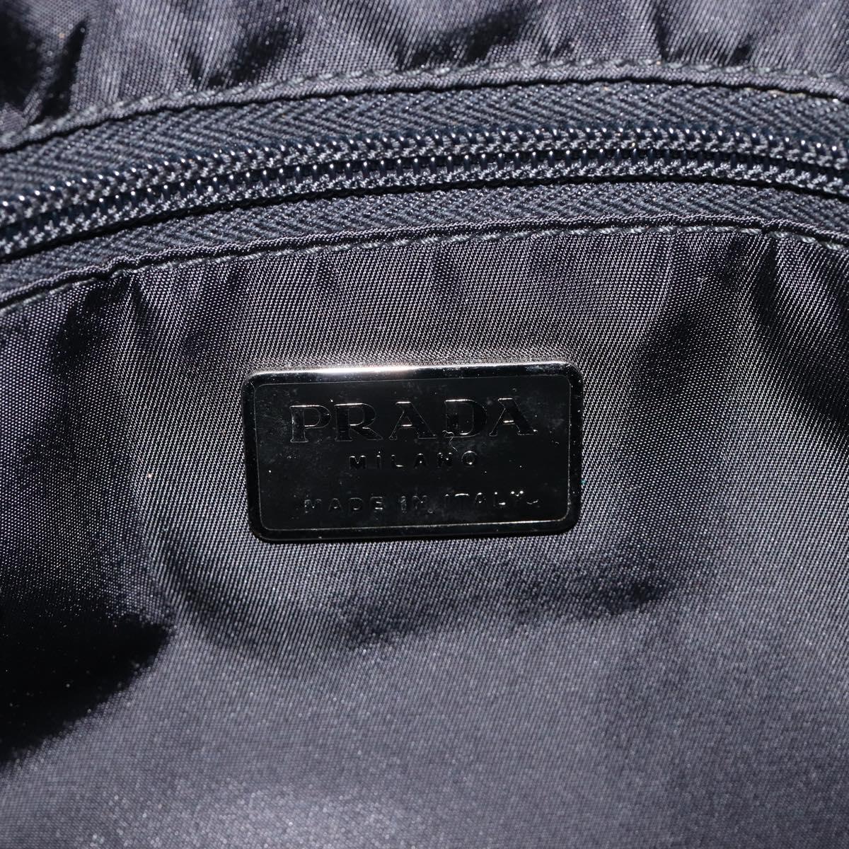 PRADA Shoulder Bag Nylon Black Auth yk21100A