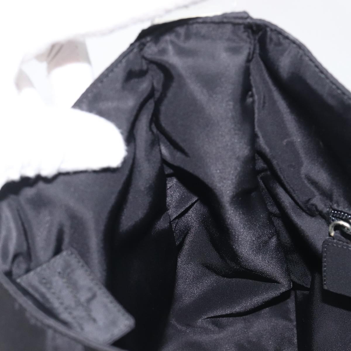 PRADA Shoulder Bag Nylon Black Auth yk21100A