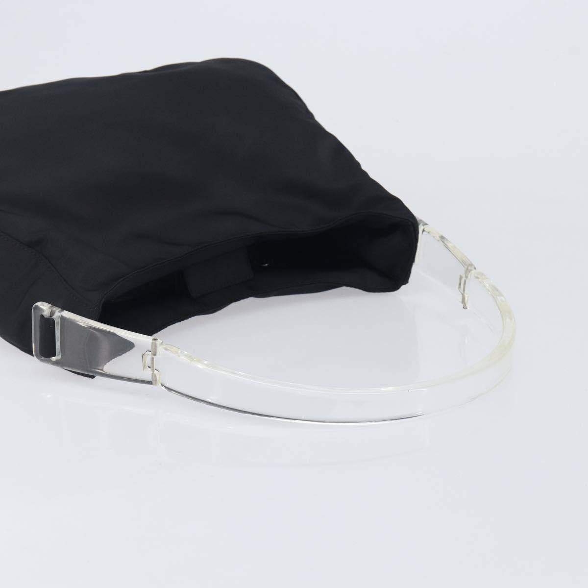 PRADA Shoulder Bag Nylon Black Auth yk21100A