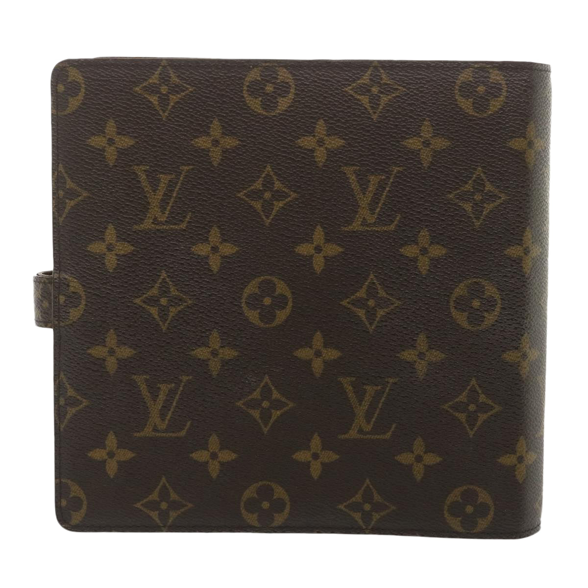 LOUIS VUITTON Monogram Agenda scrapbook Day Planner Cover R20955 LV Auth yk4249