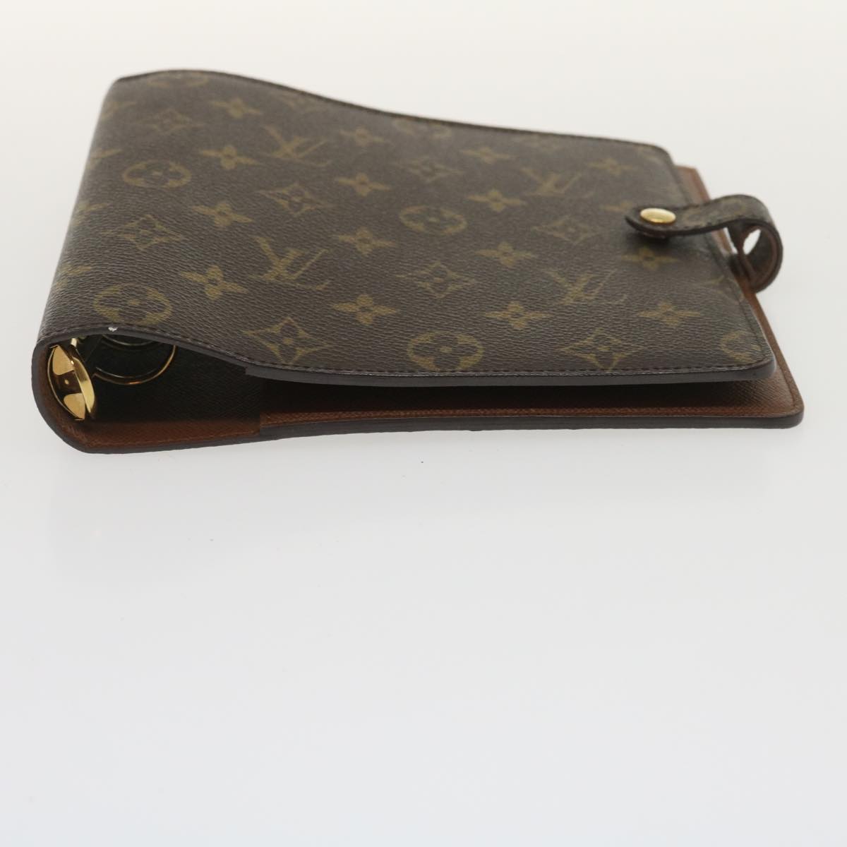 LOUIS VUITTON Monogram Agenda scrapbook Day Planner Cover R20955 LV Auth yk4249