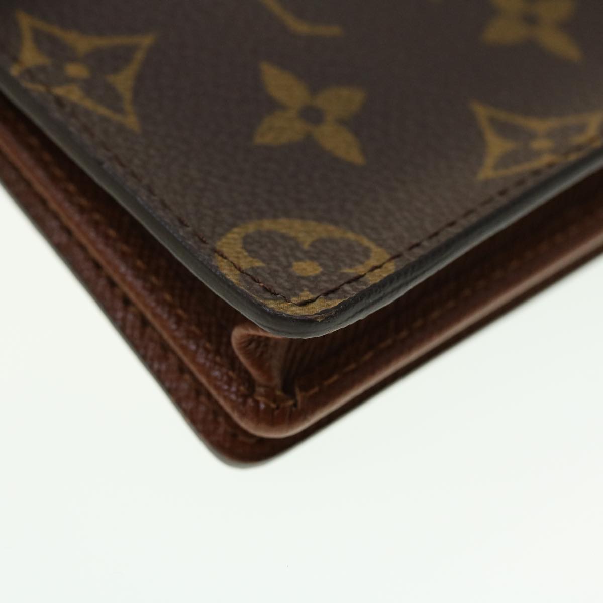 LOUIS VUITTON Monogram Porte Cartes Credit Billfold Wallet M60825 Auth yk7103B