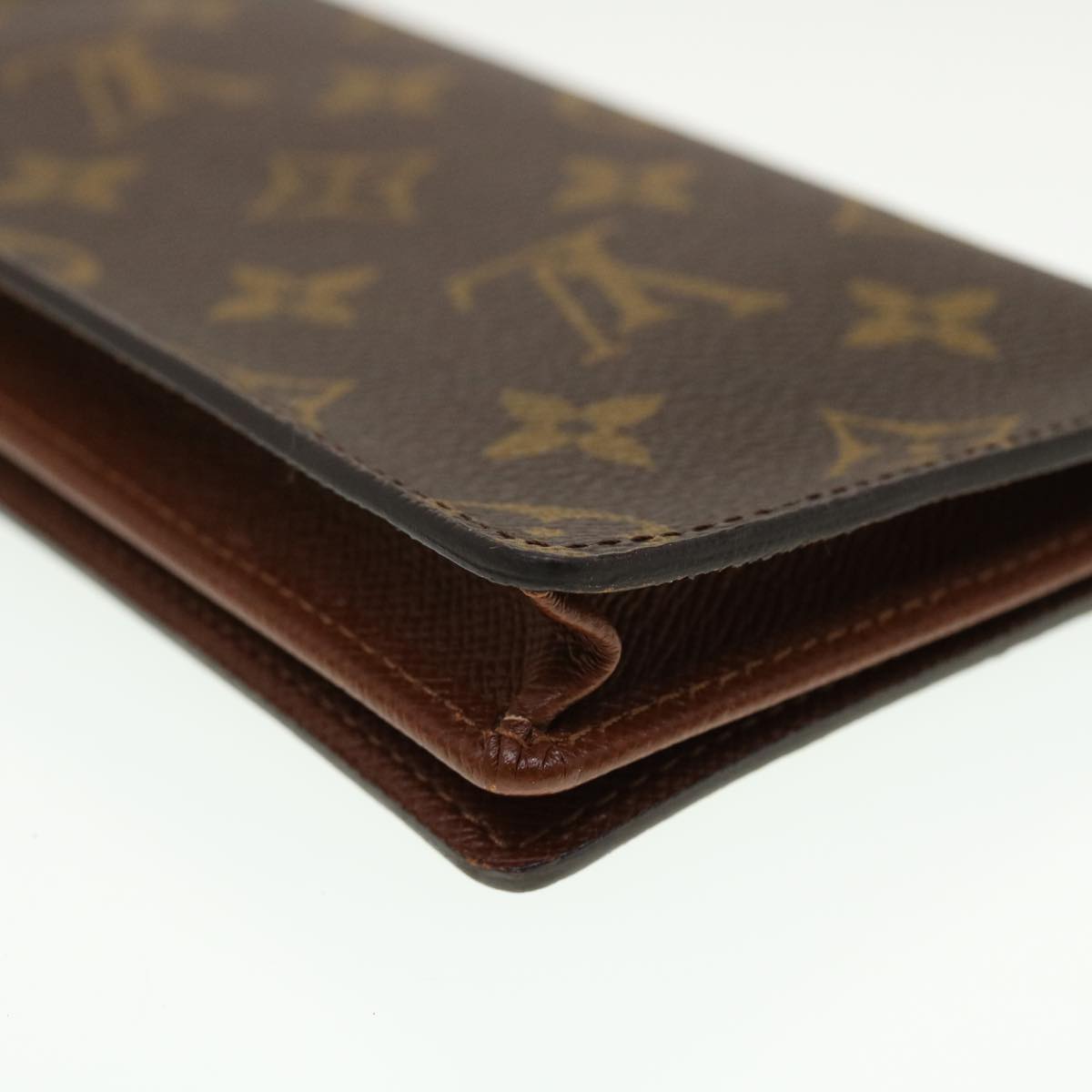 LOUIS VUITTON Monogram Porte Cartes Credit Billfold Wallet M60825 Auth yk7103B